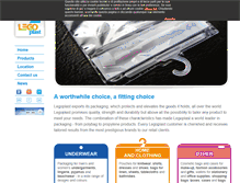 Tablet Screenshot of legoplast.com